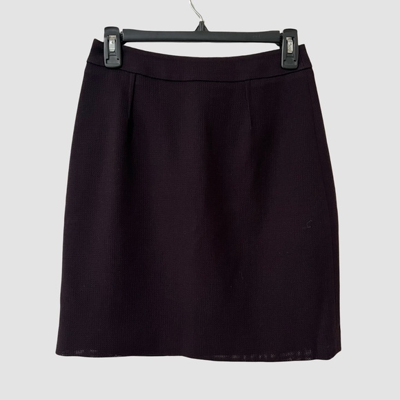 Reiss "Camila" Grape High Waist Lightweight Tailored Wool Pencil Skirt US 4 - Picture 2 of 7